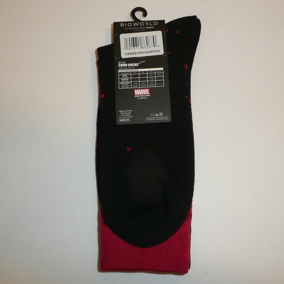 Chaussettes Marvel Bioworld - Daredevil, Luke Cage, Punisher, Taille 10-13, Neuf Avec étiquettes